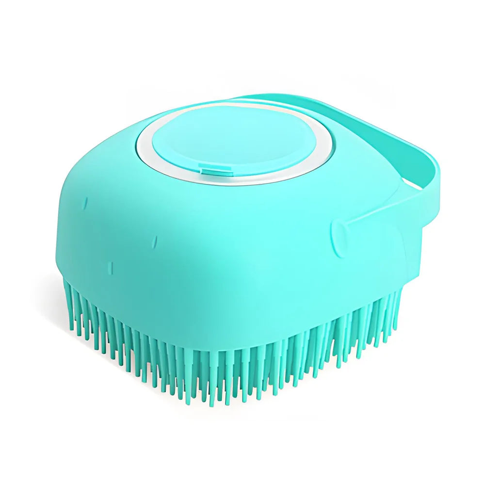 Pet Bathing Brush Soft Silicone Massager Brush Shower Gel Bathing Brush Clean Tools Comb Dog Cat Cleaning Grooming Supplies