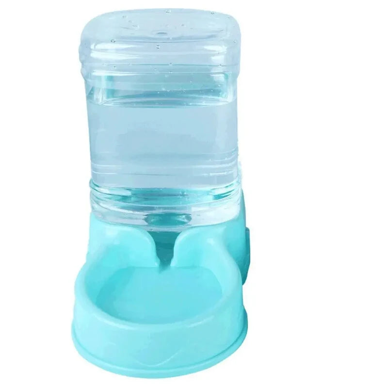 Pet automatic feeder cat drinking water bowl cat bowl dog bowl 3.8L large capacity combination grain storage barrel pet supplies