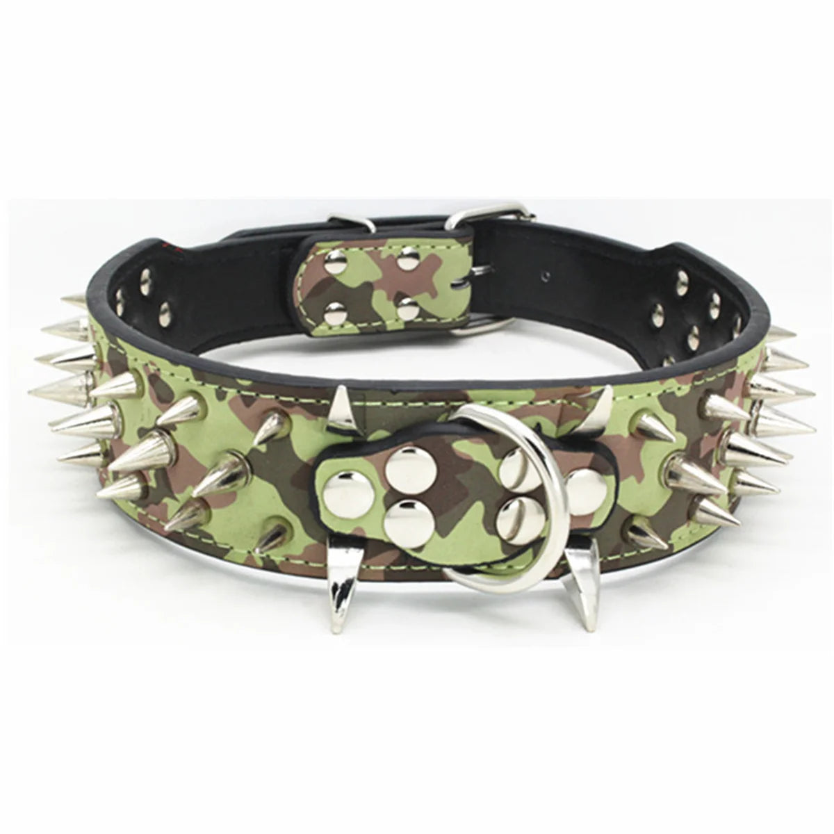 Spikhundhalsband och koppel Set