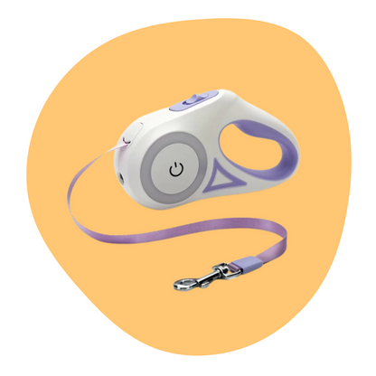 Retractable Leash with LED Light
