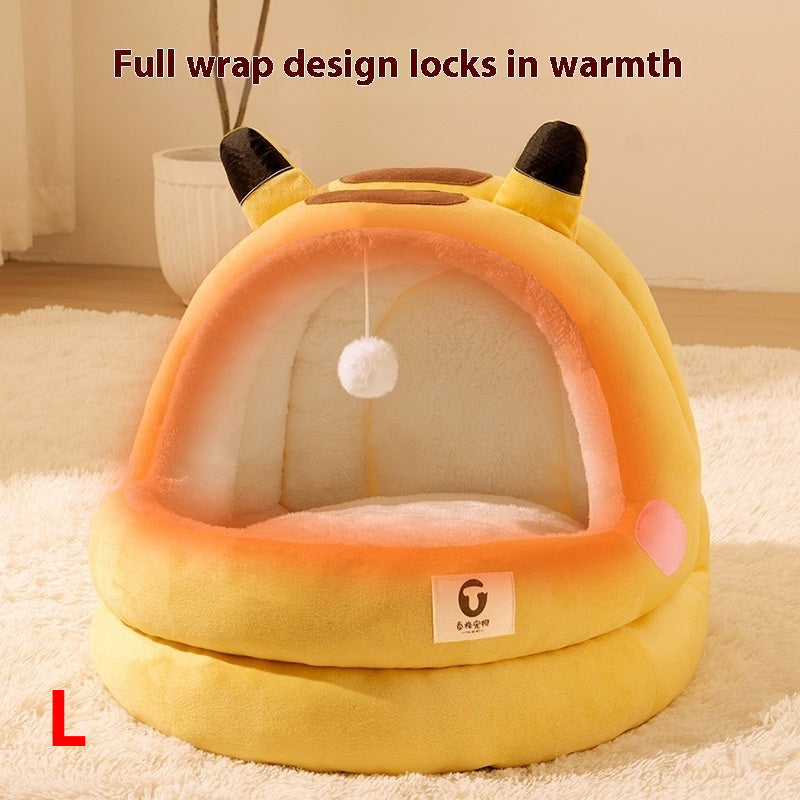 Varm Pikachu Kattbädd